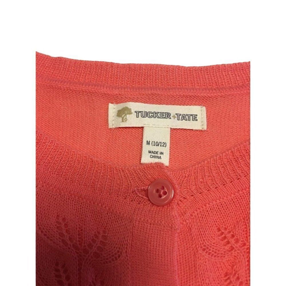 Tucker+tate girls cardigan size M 10/12 - Picture 2 of 2